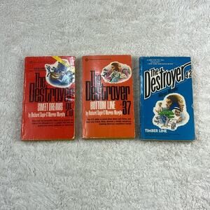 The Destroyer - l#37, #42, #25 - lot Bundle 1979 1980 Richard Sapr Warren Murphy